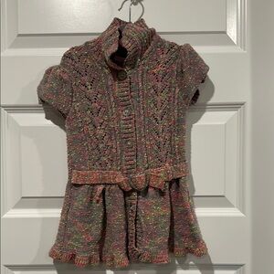 Little Lass‎ Multicolor Knit Dress - EUC